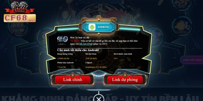 Tải App CF68| Chia Sẻ Cách Thức Download Trên 2 Hệ Điều Hành