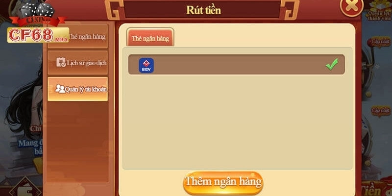 Rút Tiền CF68 - Chia Sẻ Quy Trình Chuẩn Cho Người Mới