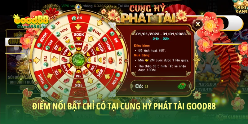 Cung Hỷ Phát Tài - Tựa game nổ hũ đậm chất Tết tại Good88