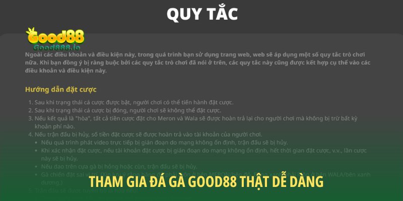 Đá Gà Good88 - Sân chơi chất lượng năm sao 2026