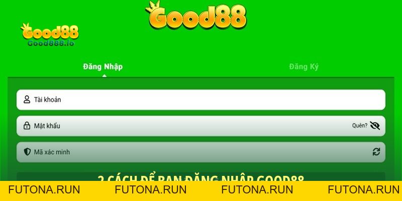 Đăng nhập Good88 - Chạm tay vào thế giới giải trí 2026